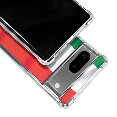 Italy Flag Google Pixel 8 Clear Case
